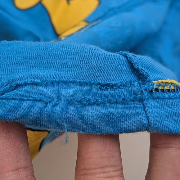 Mickey & Co. Disney Pluto Dog Character Short Sleeve T-Shirt Blue Medium - Picture 4 of 4